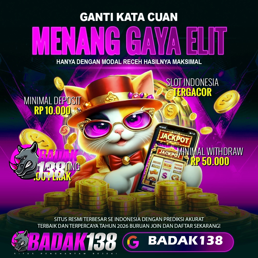 BADAK138: Versi Mobile Situs Slot Gacor Resmi Terbaik Se Indonesia